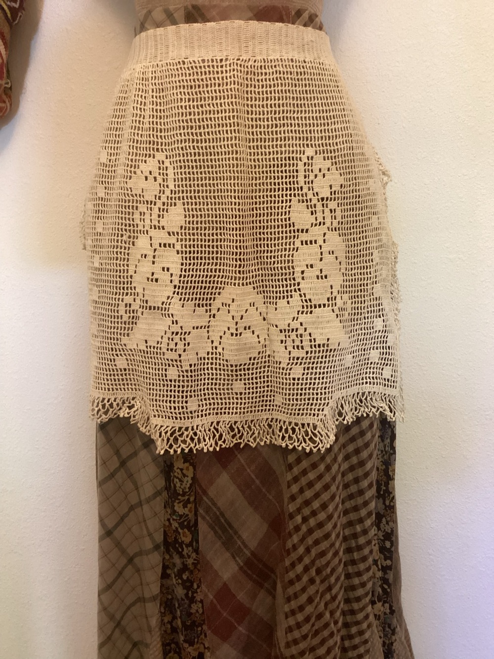Vintage Crocheted apron